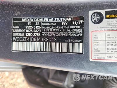 Zdjęcie 12 z 12 samochodu: 2018 MERCEDES-BENZ E 300 VIN:WDDZF4JB8JA388013 - miniatura