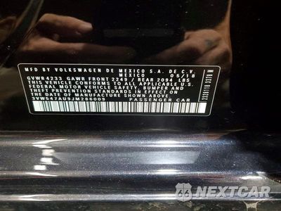 Zdjęcie 12 z 12 samochodu: 2018 VOLKSWAGEN GTI S VIN:3VW547AU9JM286009 - miniatura
