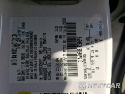 Zdjęcie 12 z 12 samochodu: 2018 FORD FUSION TITANIUM/PLATINUM PHEV VIN:3FA6P0SU8JR260899 - miniatura