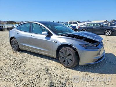 Czwarte zdjęcie samochodu z boku: 2026 TESLA MODEL 3 VIN:5YJ3E1EA6TF169788 - miniatura