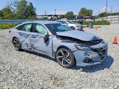 Czwarte zdjęcie samochodu z boku: 2022 HONDA ACCORD SPORT VIN:1HGCV1F32NA121220 - miniatura