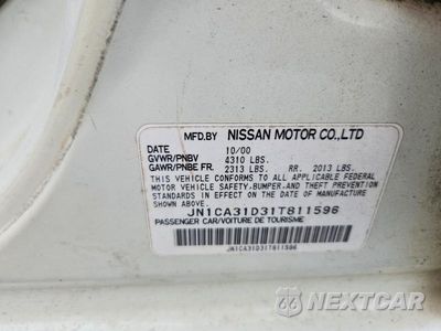 Zdjęcie 12 z 12 samochodu: 2001 NISSAN MAXIMA GXE VIN:JN1CA31D31T811596 - miniatura