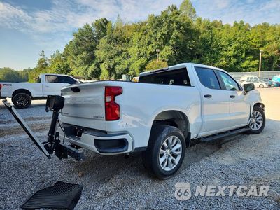 Trzecie zdjęcie samochodu z tyłu: 2022 CHEVROLET SILVERADO LTD C1500 CUSTOM VIN:3GCPWBEKXNG113993 - miniatura