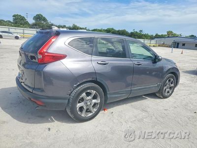 Trzecie zdjęcie samochodu z tyłu: 2019 HONDA CR-V EX VIN:2HKRW1H54KH515035 - miniatura