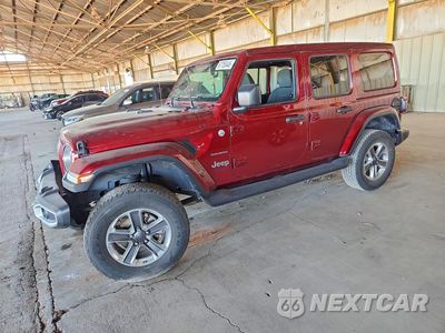 2021 JEEP WRANGLER UNLIMITED SAHARA 1C4HJXEM1MW608438 - główne zdjęcie licytacji z USA - miniatura