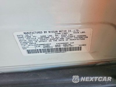 Zdjęcie 12 z 12 samochodu: 2011 INFINITI EX35 BASE VIN:JN1AJ0HR9BM854827 - miniatura
