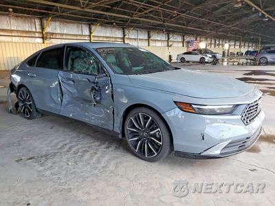 Czwarte zdjęcie samochodu z boku: 2025 HONDA ACCORD TOURING HYBRID VIN:1HGCY2F85SA005871 - miniatura