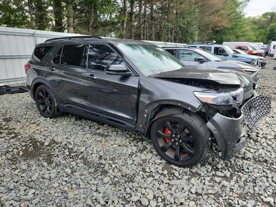 Czwarte zdjęcie samochodu z boku: 2020 FORD EXPLORER ST VIN:1FM5K8GC2LGA22166 - miniatura