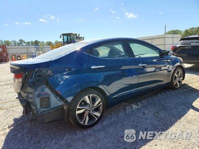 Trzecie zdjęcie samochodu z tyłu: 2014 HYUNDAI ELANTRA LIMITED VIN:KMHDH4AE3EU180601 - miniatura