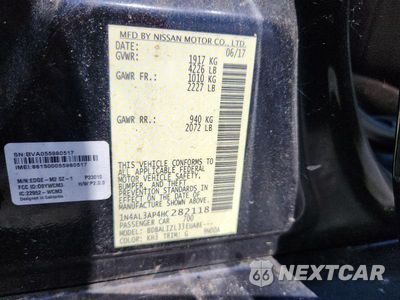 Zdjęcie 12 z 12 samochodu: 2017 NISSAN ALTIMA 2.5 SV VIN:1N4AL3AP4HC282118 - miniatura