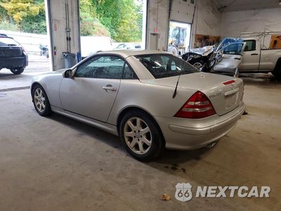 Drugie zdjęcie samochodu z przodu: 2003 MERCEDES-BENZ SLK 230 KOMPRESSOR VIN:WDBKK49F73F284406 - miniatura
