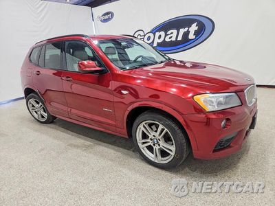 Czwarte zdjęcie samochodu z boku: 2013 BMW X3 XDRIVE28I VIN:5UXWX9C51D0D04298 - miniatura