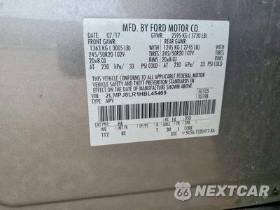Zdjęcie 13 z 13 samochodu: 2017 LINCOLN MKX RESERVE VIN:2LMPJ8LR1HBL45469 - miniatura