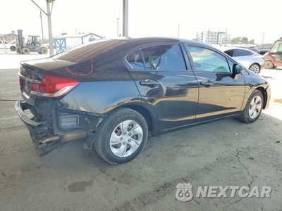Trzecie zdjęcie samochodu z tyłu: 2013 HONDA CIVIC LX VIN:19XFB2F53DE267620 - miniatura
