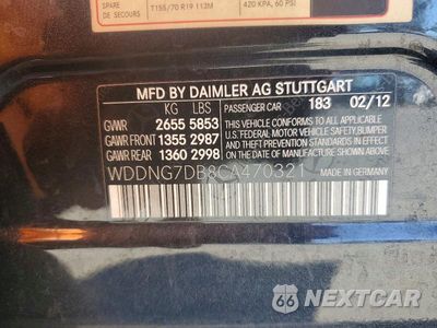 Zdjęcie 12 z 12 samochodu: 2012 MERCEDES-BENZ S 550 VIN:WDDNG7DB8CA470321 - miniatura