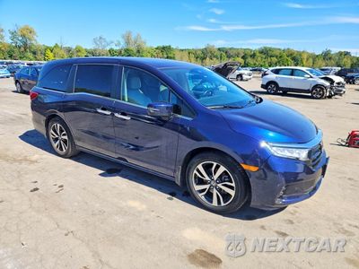 Czwarte zdjęcie samochodu z boku: 2022 HONDA ODYSSEY TOURING VIN:5FNRL6H83NB044708 - miniatura