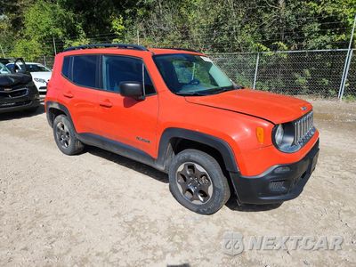 Czwarte zdjęcie samochodu z boku: 2016 JEEP RENEGADE SPORT VIN:ZACCJBAT2GPD60289 - miniatura