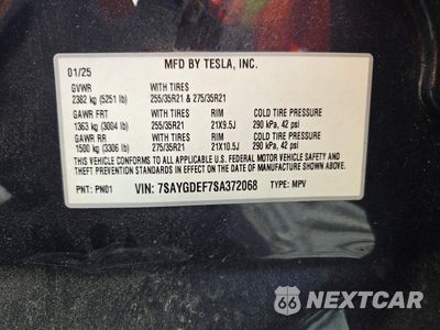 Zdjęcie 12 z 12 samochodu: 2025 TESLA MODEL Y VIN:7SAYGDEF7SA372068 - miniatura