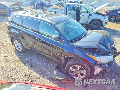 Czwarte zdjęcie samochodu z boku: 2016 TOYOTA HIGHLANDER LIMITED VIN:5TDDKRFH9GS226901 - miniatura
