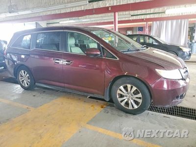 Czwarte zdjęcie samochodu z boku: 2015 HONDA ODYSSEY EXL VIN:5FNRL5H64FB060801 - miniatura