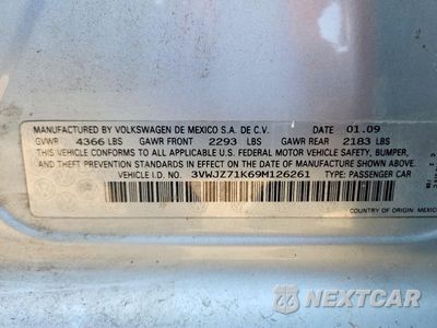 Zdjęcie 12 z 12 samochodu: 2009 VOLKSWAGEN JETTA S VIN:3VWJZ71K69M126261 - miniatura