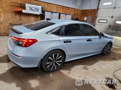 Trzecie zdjęcie samochodu z tyłu: 2022 HONDA CIVIC EX VIN:2HGFE1F75NH309151 - miniatura