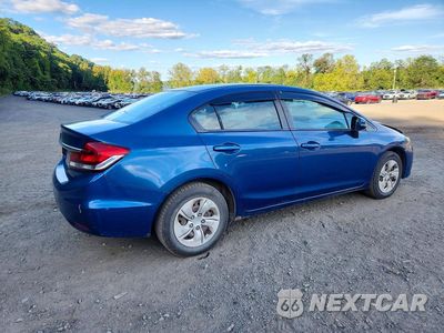 Trzecie zdjęcie samochodu z tyłu: 2013 HONDA CIVIC LX VIN:2HGFB2F55DH507336 - miniatura