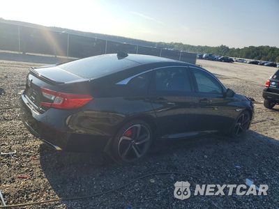 Trzecie zdjęcie samochodu z tyłu: 2018 HONDA ACCORD SPORT VIN:1HGCV1F39JA007614 - miniatura