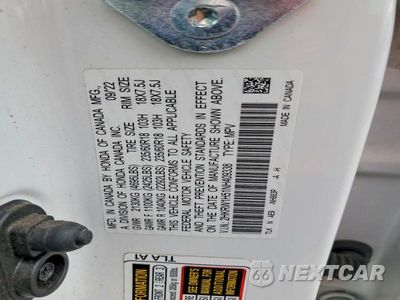 Zdjęcie 13 z 13 samochodu: 2022 HONDA CR-V EX VIN:2HKRW1H51NH409338 - miniatura