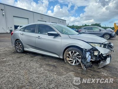 Czwarte zdjęcie samochodu z boku: 2017 HONDA CIVIC EX VIN:19XFC2F73HE016505 - miniatura