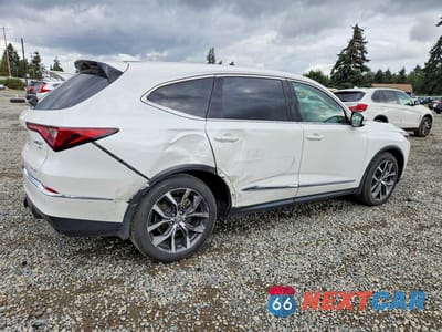 Trzecie zdjęcie samochodu z tyłu: 2022 ACURA MDX TECHNOLOGY VIN:5J8YE1H41NL010903 - miniatura