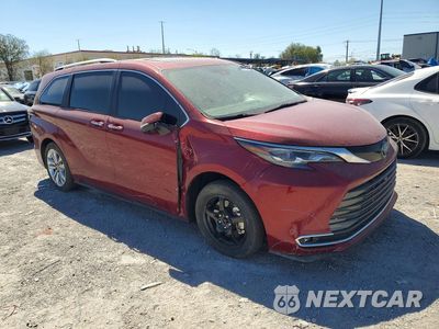 Czwarte zdjęcie samochodu z boku: 2024 TOYOTA SIENNA PLATINUM 7-PASSENGER VIN:5TDERKEC4RS189269 - miniatura