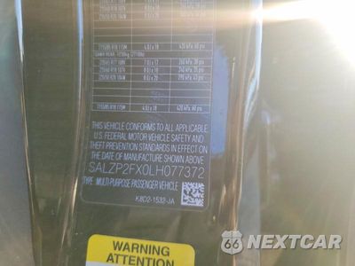 Zdjęcie 14 z 14 samochodu: 2020 LAND ROVER RANGE ROVER EVOQUE SE VIN:SALZP2FX0LH077372 - miniatura