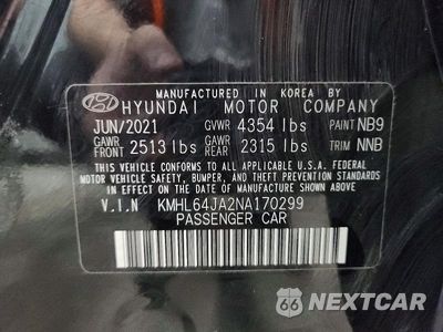 Zdjęcie 12 z 12 samochodu: 2022 HYUNDAI SONATA SEL VIN:KMHL64JA2NA170299 - miniatura