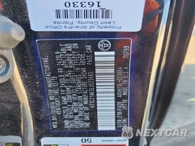 Zdjęcie 12 z 12 samochodu: 2020 TOYOTA CAMRY LE VIN:4T1C31AK3LU523483 - miniatura