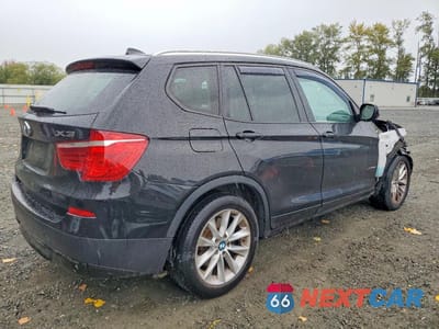 Trzecie zdjęcie samochodu z tyłu: 2013 BMW X3 XDRIVE28I VIN:5UXWX9C50D0A30432 - miniatura