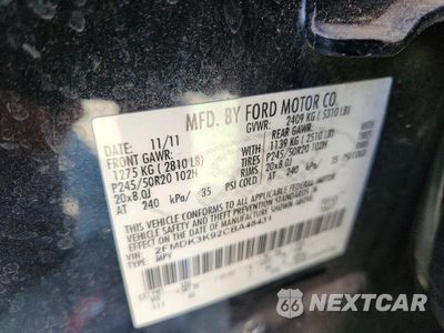 Zdjęcie 13 z 13 samochodu: 2012 FORD EDGE LIMITED VIN:2FMDK3K92CBA48431 - miniatura