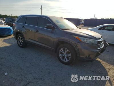 Czwarte zdjęcie samochodu z boku: 2015 TOYOTA HIGHLANDER XLE VIN:5TDKKRFH6FS047253 - miniatura