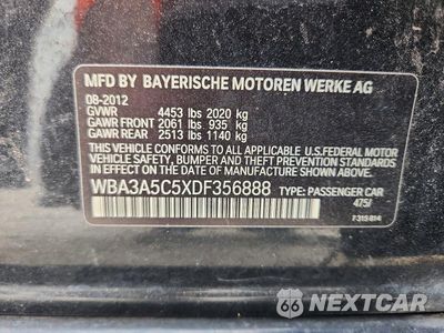 Zdjęcie 13 z 13 samochodu: 2013 BMW 328 I VIN:WBA3A5C5XDF356888 - miniatura