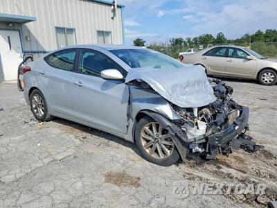 Czwarte zdjęcie samochodu z boku: 2014 HYUNDAI ELANTRA SE VIN:5NPDH4AE8EH525006 - miniatura