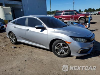 Czwarte zdjęcie samochodu z boku: 2019 HONDA CIVIC LX VIN:2HGFC2F61KH587771 - miniatura