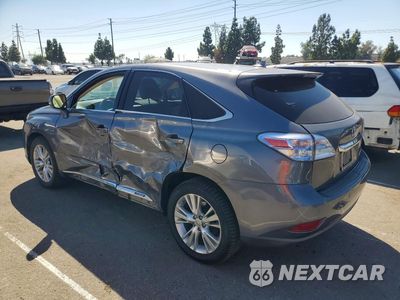 Drugie zdjęcie samochodu z przodu: 2012 LEXUS RX 450H VIN:JTJZB1BA3C2408401 - miniatura