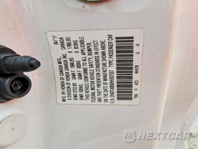 Zdjęcie 12 z 12 samochodu: 2017 HONDA CIVIC LX VIN:2HGFC4B00HH307537 - miniatura