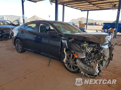 Czwarte zdjęcie samochodu z boku: 2019 HONDA CIVIC EX VIN:19XFC1F35KE202108 - miniatura