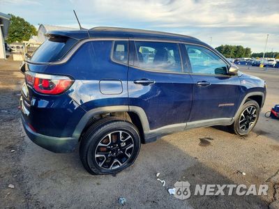 Trzecie zdjęcie samochodu z tyłu: 2020 JEEP COMPASS TRAILHAWK VIN:3C4NJDDBXLT203314 - miniatura