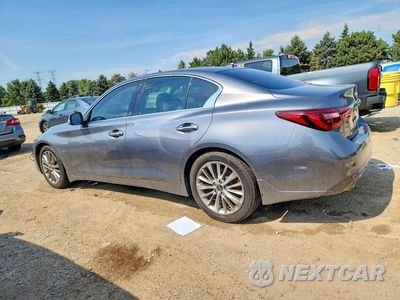 Drugie zdjęcie samochodu z przodu: 2020 INFINITI Q50 3.0T LUXE VIN:JN1EV7AR0LM251372 - miniatura