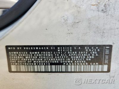 Zdjęcie 12 z 12 samochodu: 2019 VOLKSWAGEN JETTA S VIN:3VWC57BU6KM198619 - miniatura