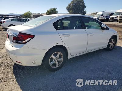 Trzecie zdjęcie samochodu z tyłu: 2013 HONDA CIVIC NATURAL GAS VIN:19XFB5F51DE000185 - miniatura