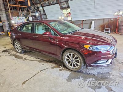 Czwarte zdjęcie samochodu z boku: 2017 FORD FUSION SE VIN:3FA6P0HDXHR102453 - miniatura
