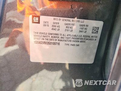 Zdjęcie 12 z 12 samochodu: 2016 CADILLAC ATS VIN:1G6AG5RX2G0109716 - miniatura